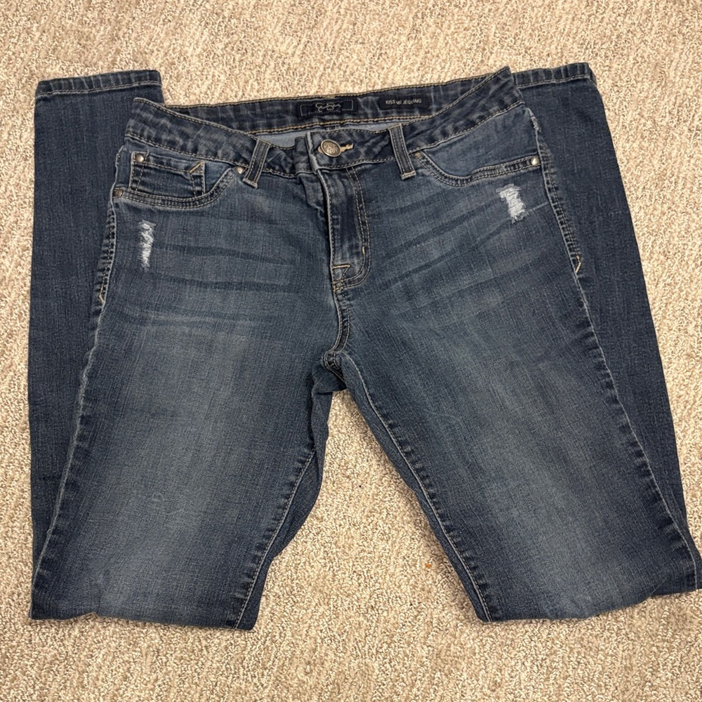 Jessica Simpson Blue Skinny Jeans/Jeggings